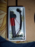 Photo of inside MSF radio clock box